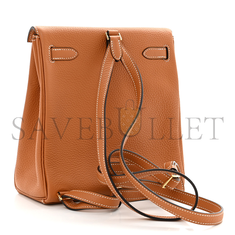 HERMES MASTER AURILLON CLEMENCE KELLY ADO BACKPACK TOFFEE  (23*22*10cm)